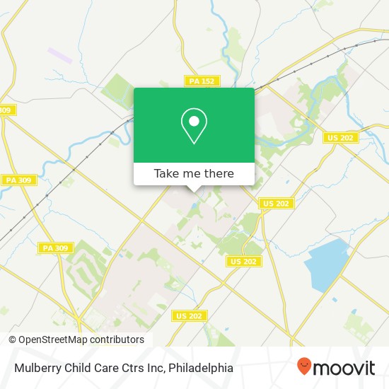 Mapa de Mulberry Child Care Ctrs Inc