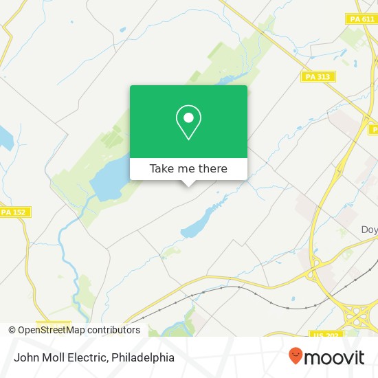 Mapa de John Moll Electric