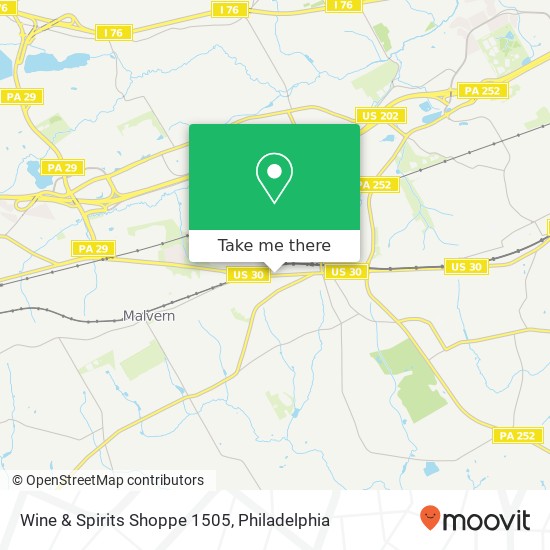 Wine & Spirits Shoppe 1505 map