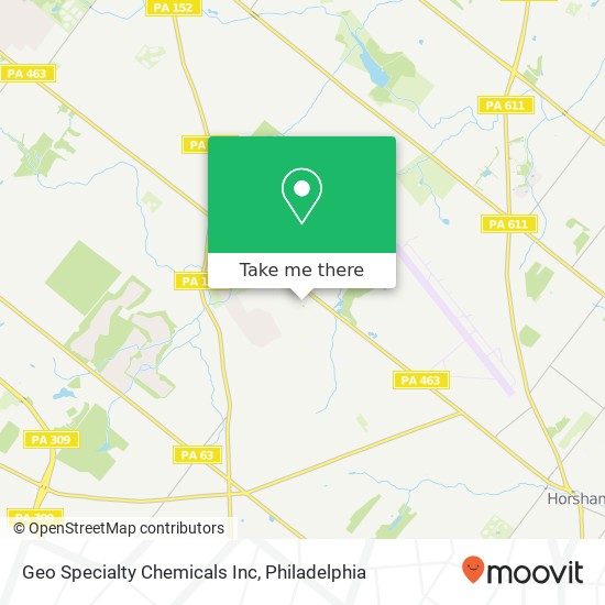 Geo Specialty Chemicals Inc map