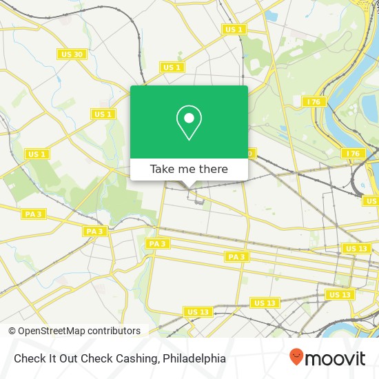 Mapa de Check It Out Check Cashing