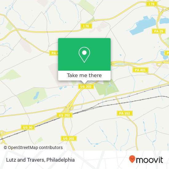 Mapa de Lutz and Travers