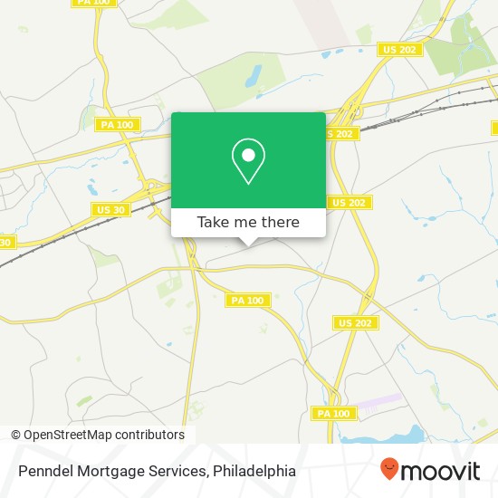 Penndel Mortgage Services map