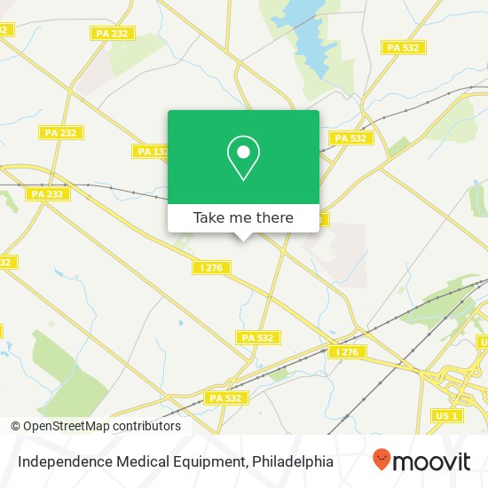 Independence Medical Equipment map