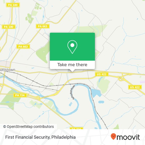 Mapa de First Financial Security