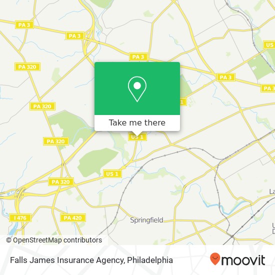 Falls James Insurance Agency map