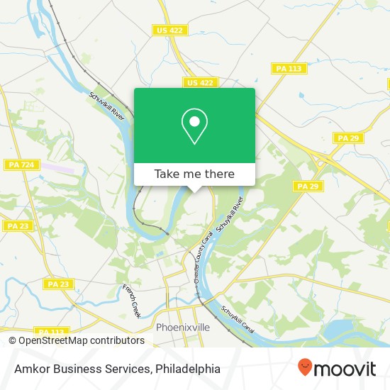 Amkor Business Services map