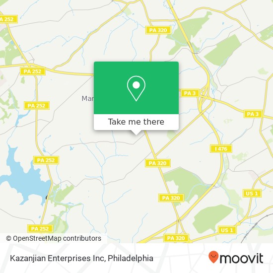 Kazanjian Enterprises Inc map