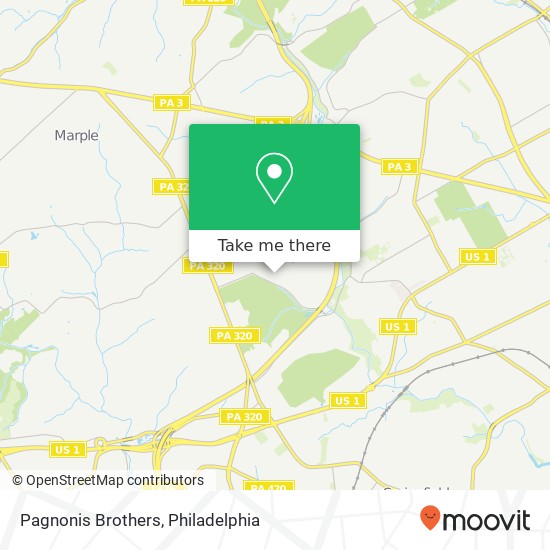 Pagnonis Brothers map