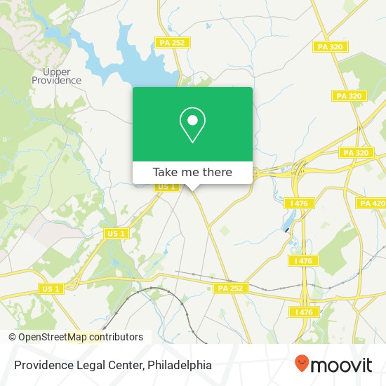 Providence Legal Center map