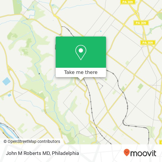 John M Roberts MD map