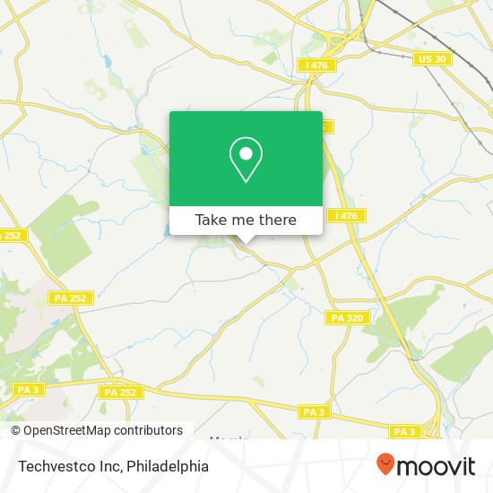 Mapa de Techvestco Inc