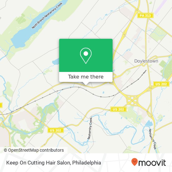 Mapa de Keep On Cutting Hair Salon