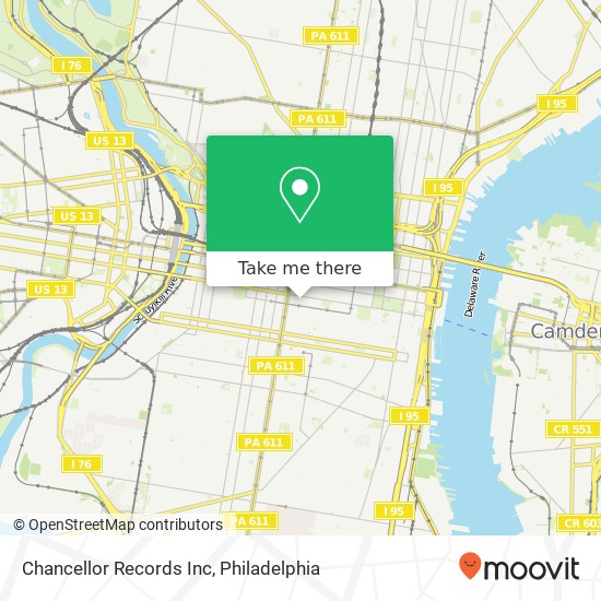 Chancellor Records Inc map