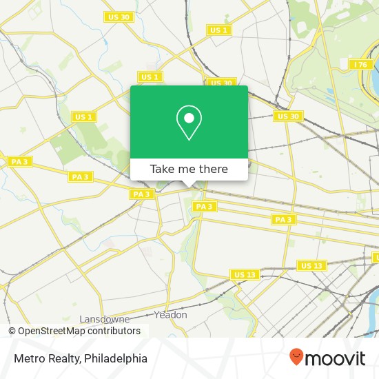 Metro Realty map