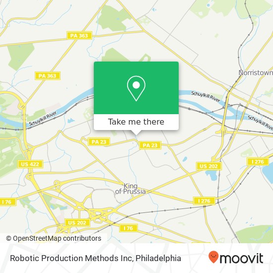 Robotic Production Methods Inc map