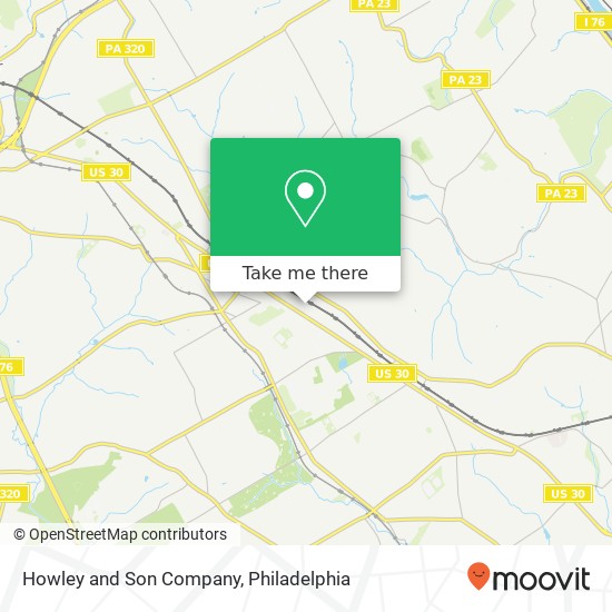 Howley and Son Company map