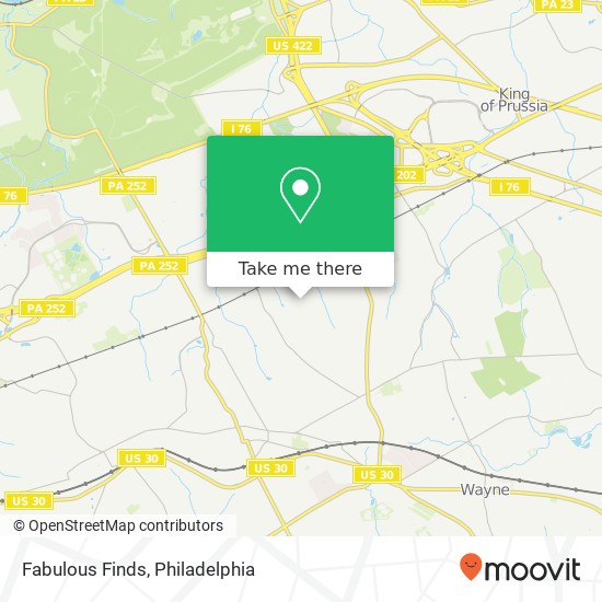 Fabulous Finds map