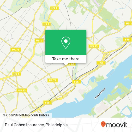 Mapa de Paul Cohen Insurance