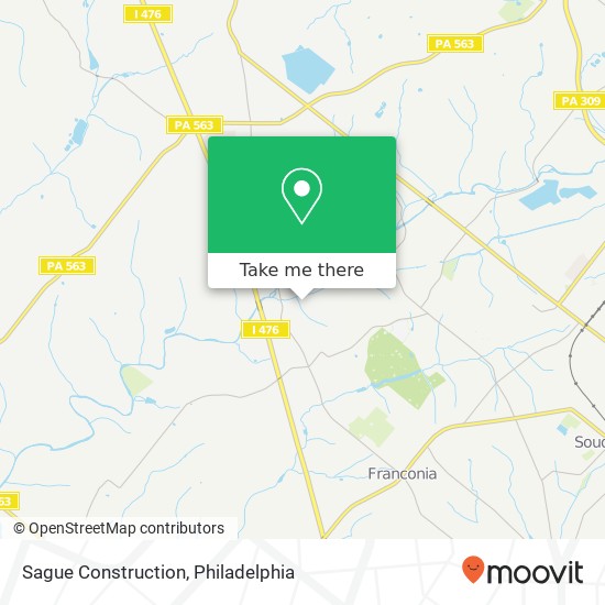 Sague Construction map