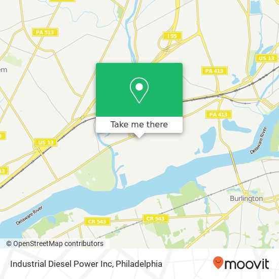 Industrial Diesel Power Inc map