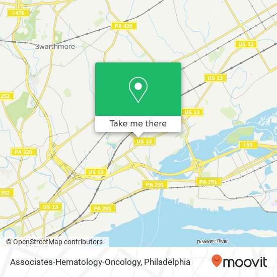 Mapa de Associates-Hematology-Oncology