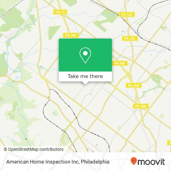 Mapa de American Home Inspection Inc