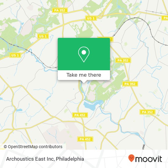 Archoustics East Inc map