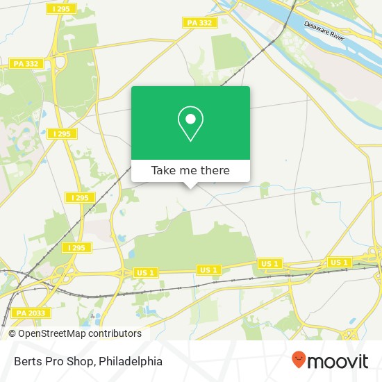 Mapa de Berts Pro Shop