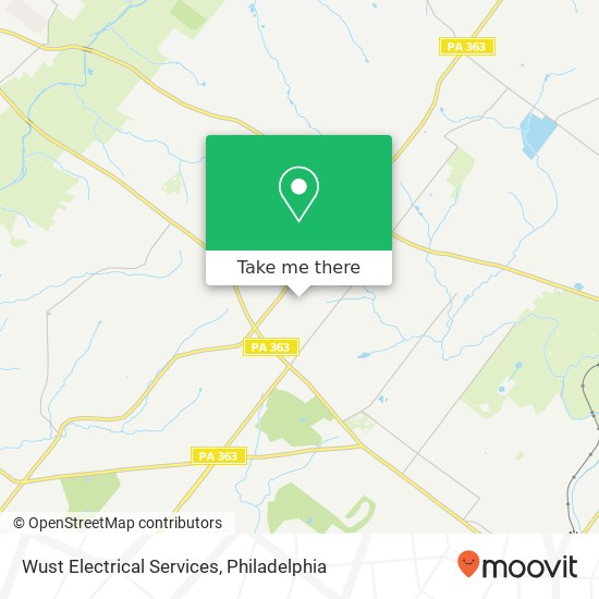Wust Electrical Services map