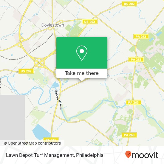 Lawn Depot Turf Management map