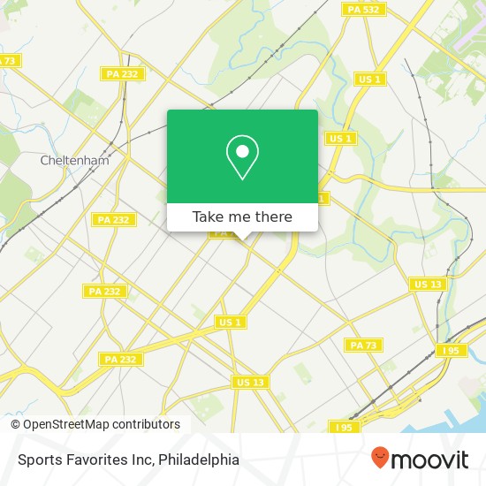 Sports Favorites Inc map