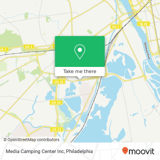 Media Camping Center Inc map