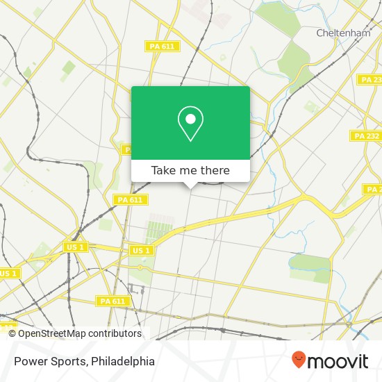 Mapa de Power Sports