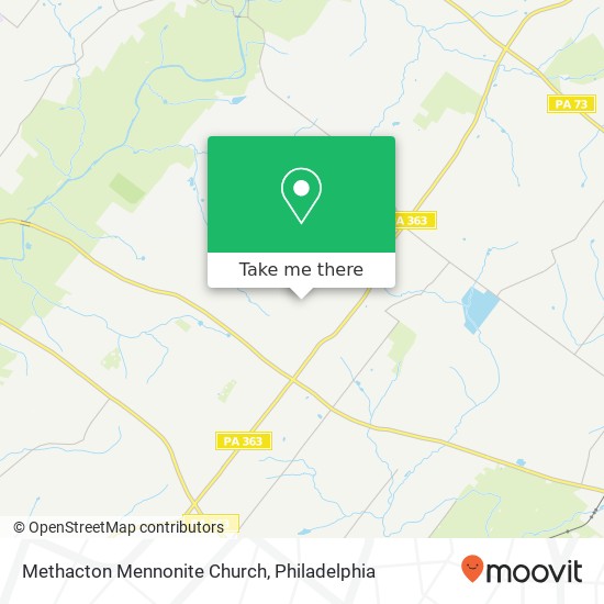 Methacton Mennonite Church map