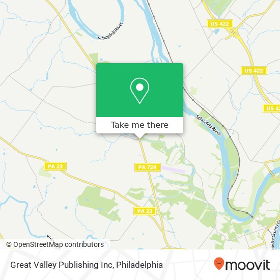 Great Valley Publishing Inc map