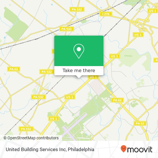 United Building Services Inc map