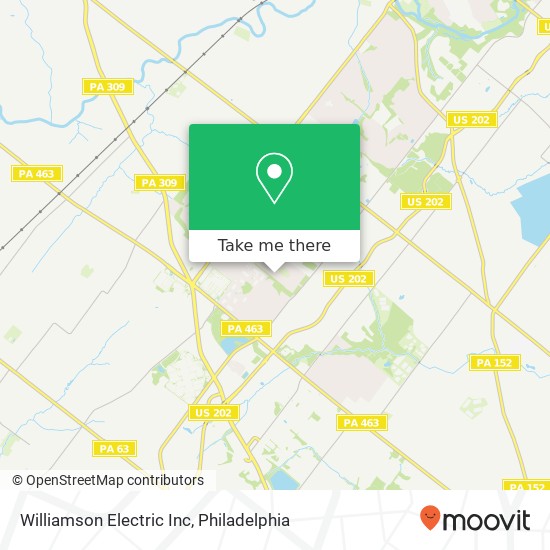 Mapa de Williamson Electric Inc