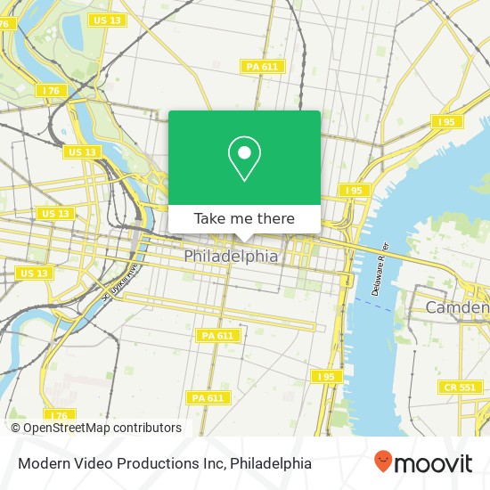 Mapa de Modern Video Productions Inc