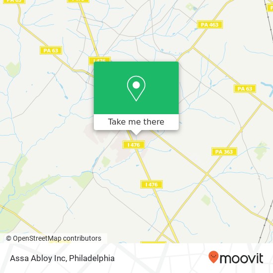 Assa Abloy Inc map
