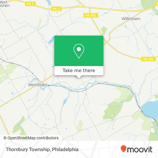 Mapa de Thornbury Township