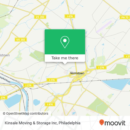 Mapa de Kinsale Moving & Storage Inc