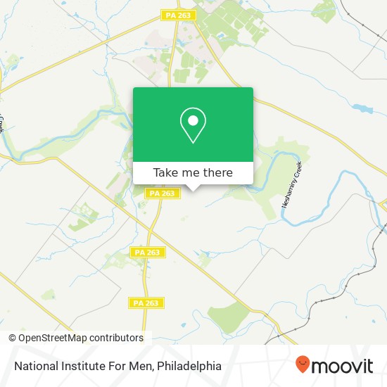 Mapa de National Institute For Men