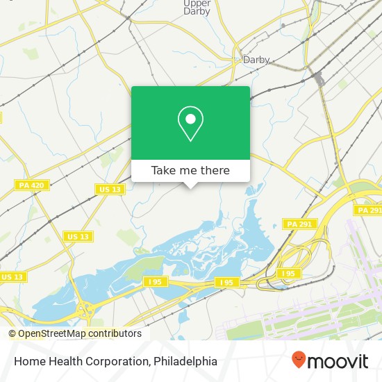 Home Health Corporation map