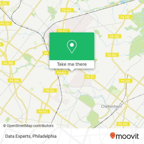 Data Experts map