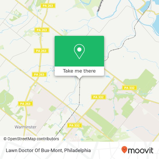 Lawn Doctor Of Bux-Mont map