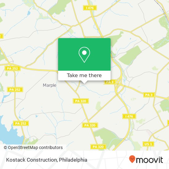 Mapa de Kostack Construction