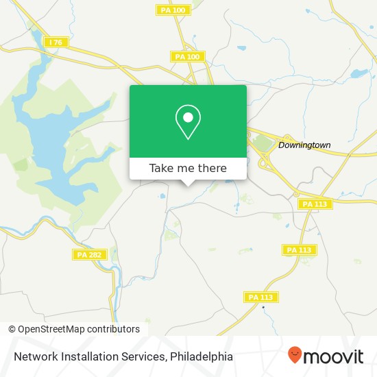 Network Installation Services map