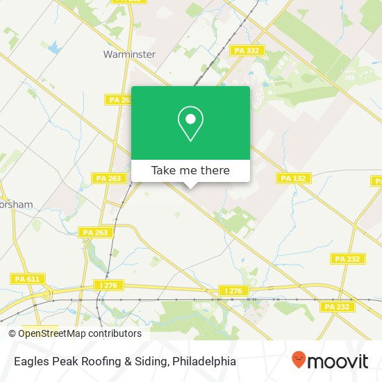 Mapa de Eagles Peak Roofing & Siding