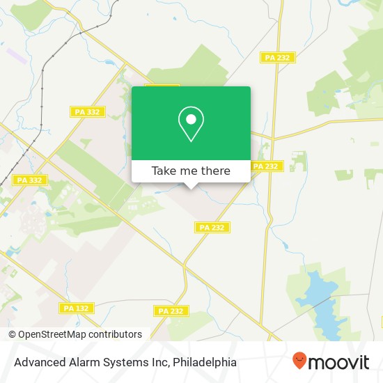 Advanced Alarm Systems Inc map